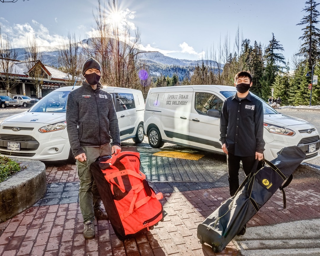 Spirit Bear Ski Delivery Team Photo